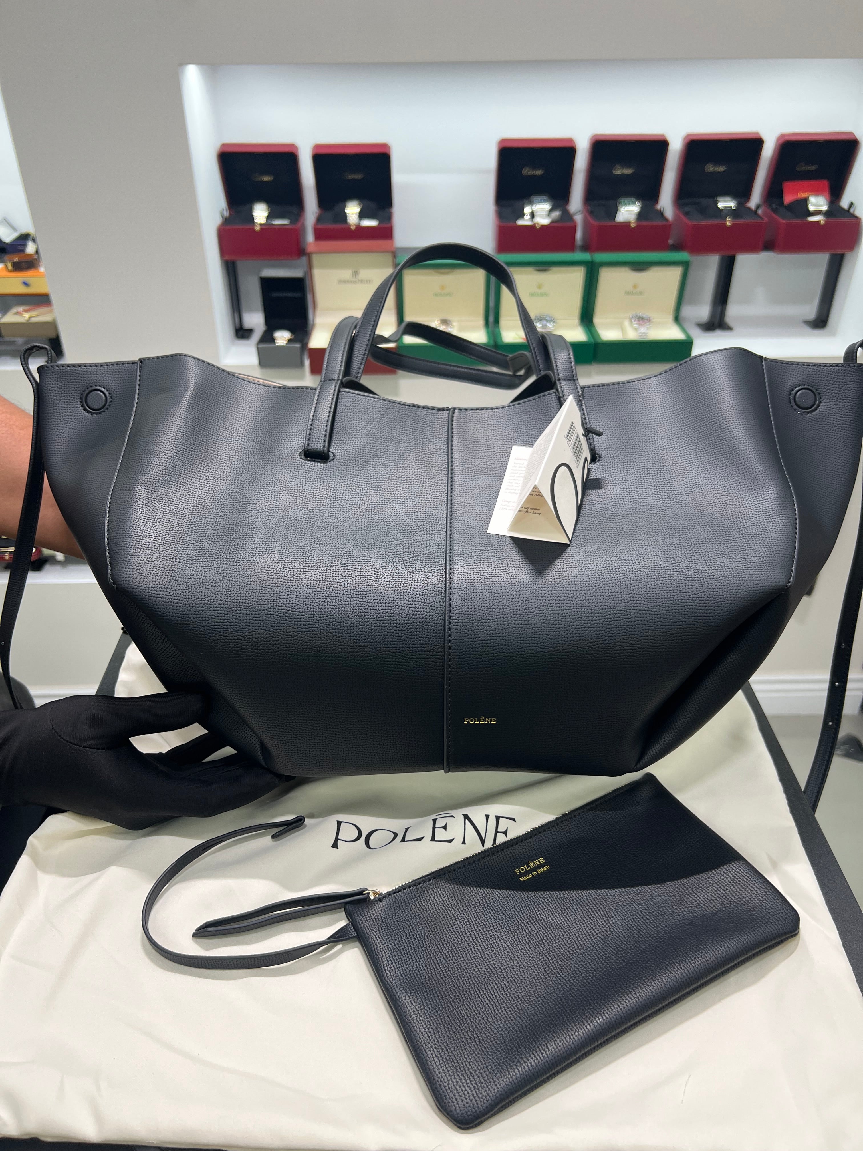 POLÊNÉ CYME CUIR NOIR
GRAND