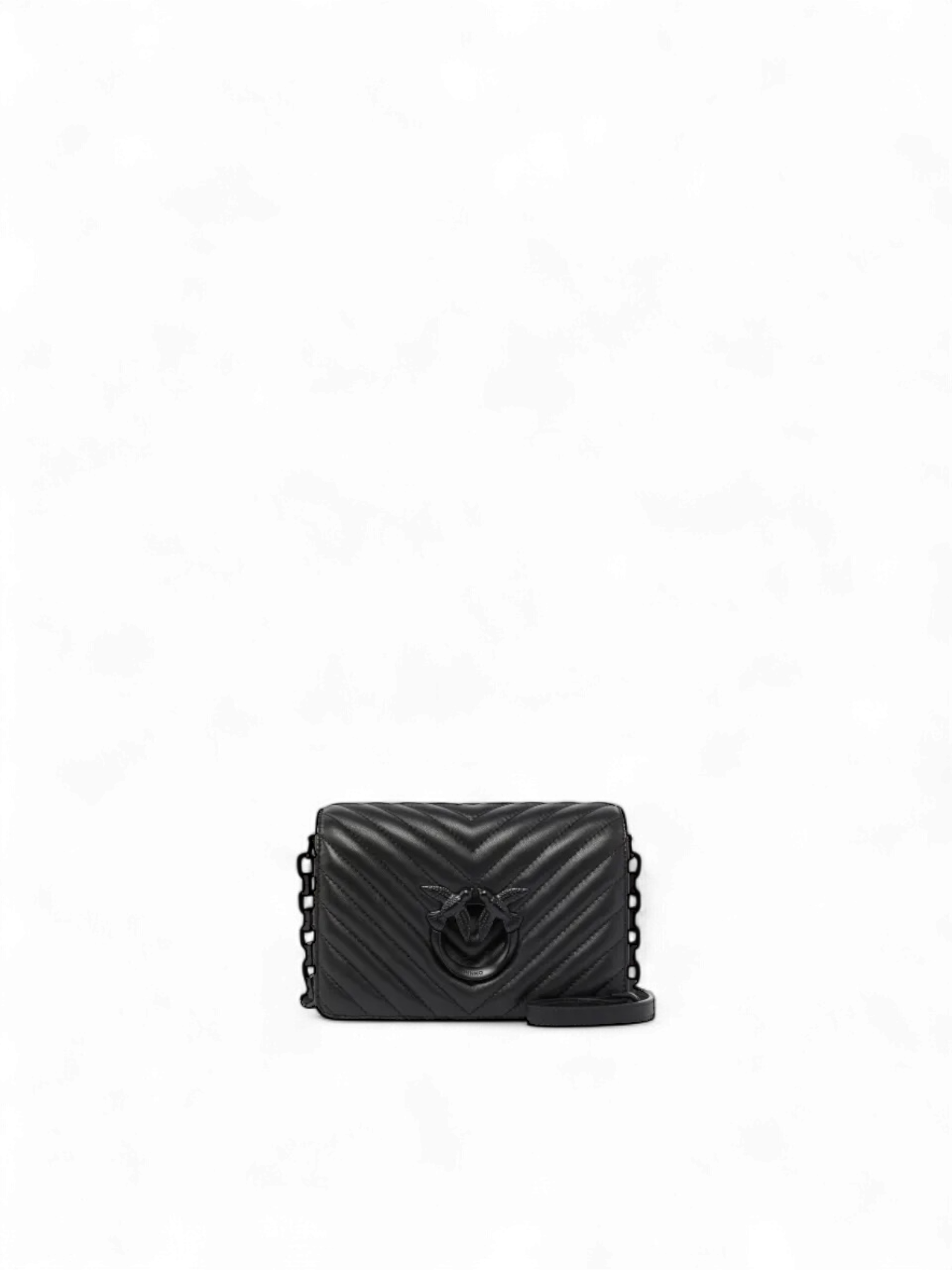 PINKŌ MINI LOVE BAG CLICK CHEVRON COLOUR BLOCK