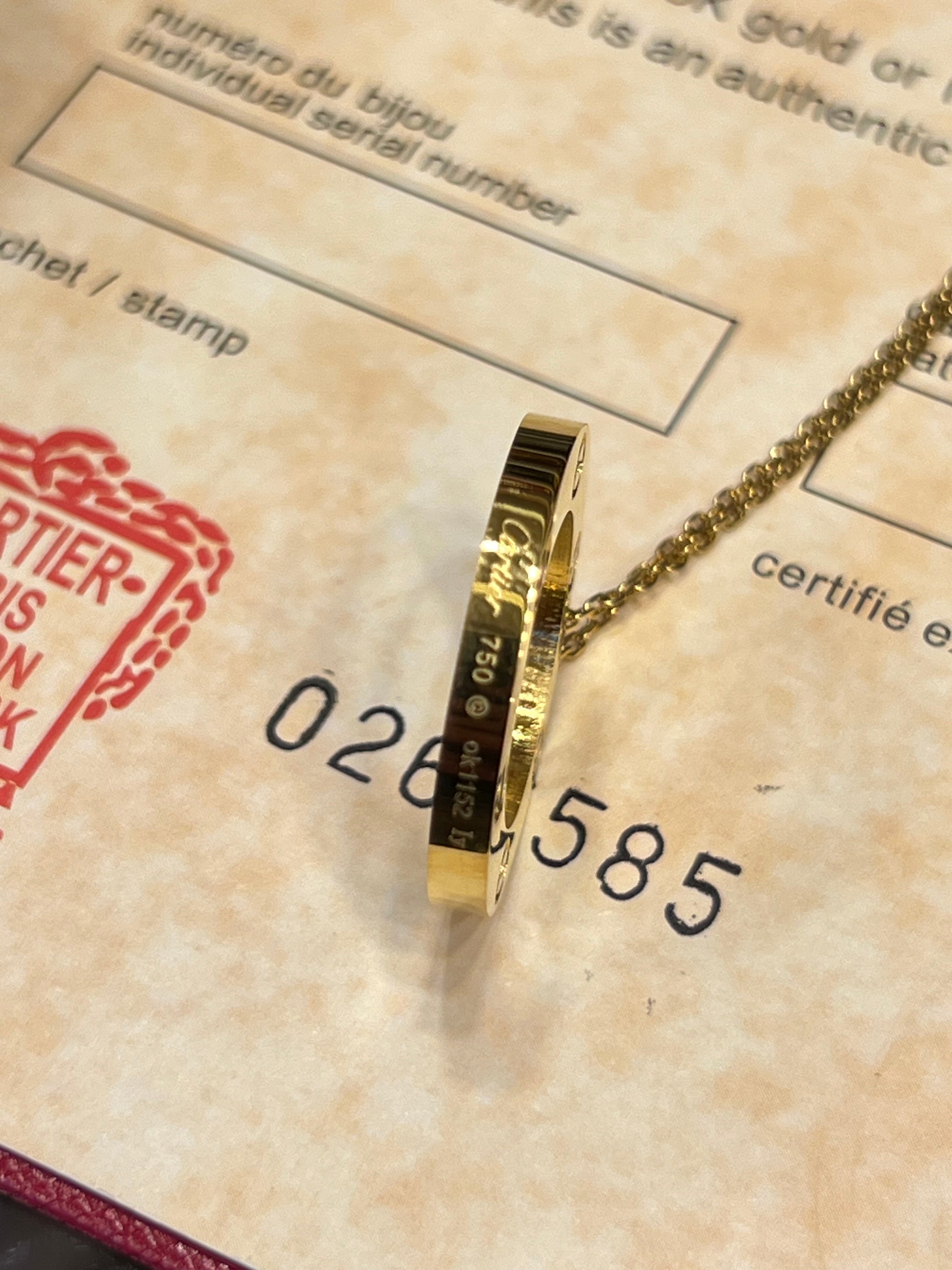 CARTIER LOVE PENDANT Necklace