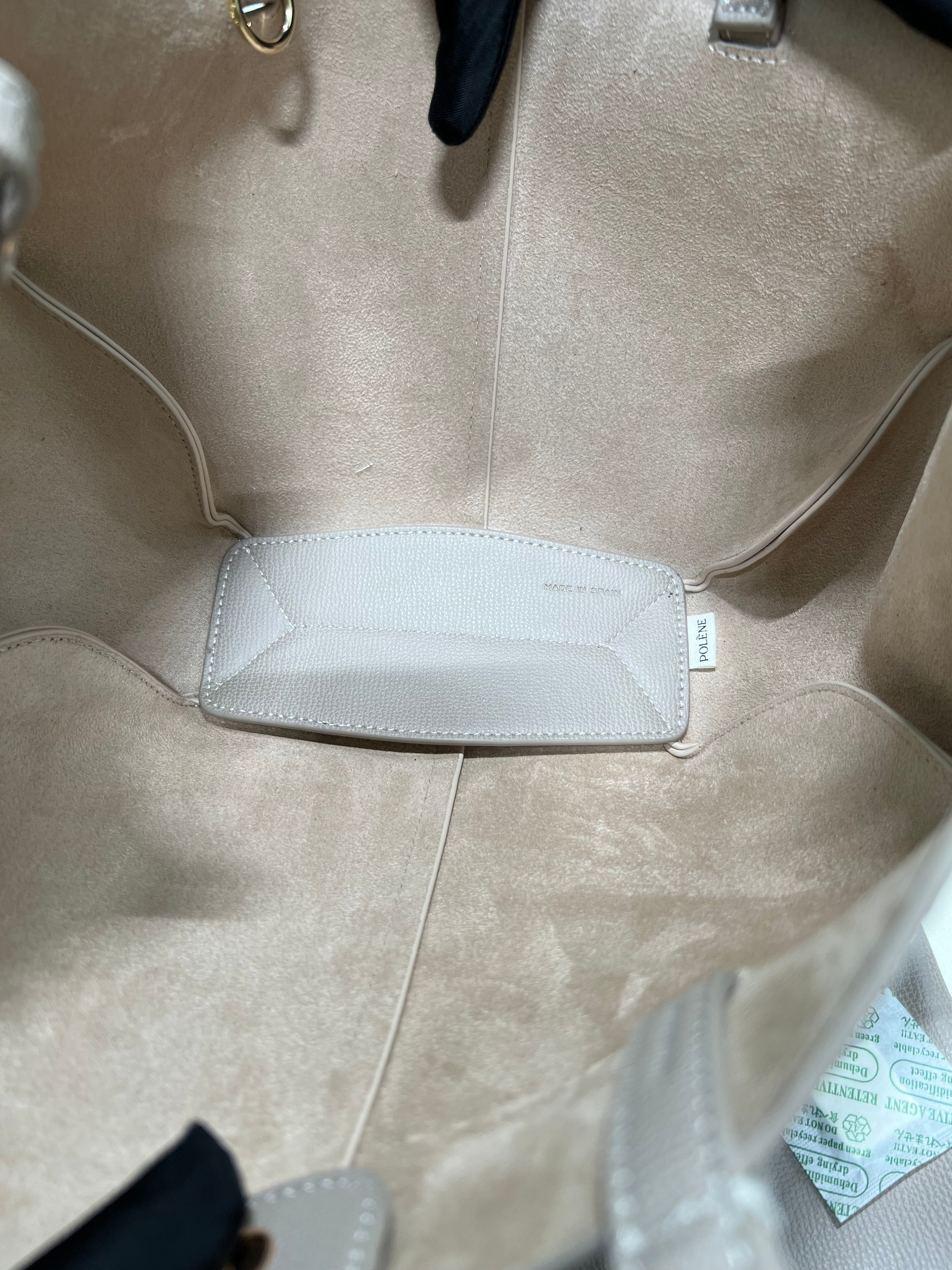 POLĒNĖ CYME LEATHER GRAY