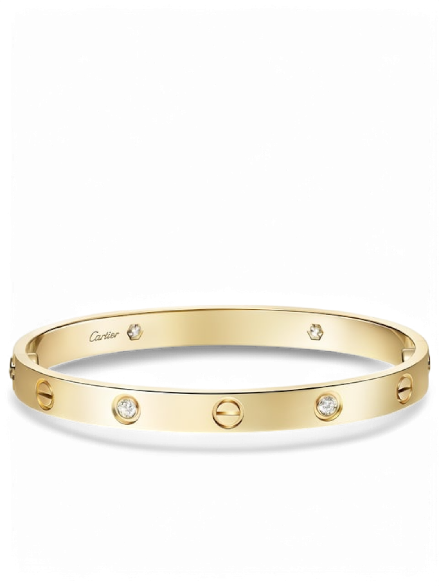 Cartier LOVE BRACELET, CLASSIC MODEL, 4 DIAMONDS