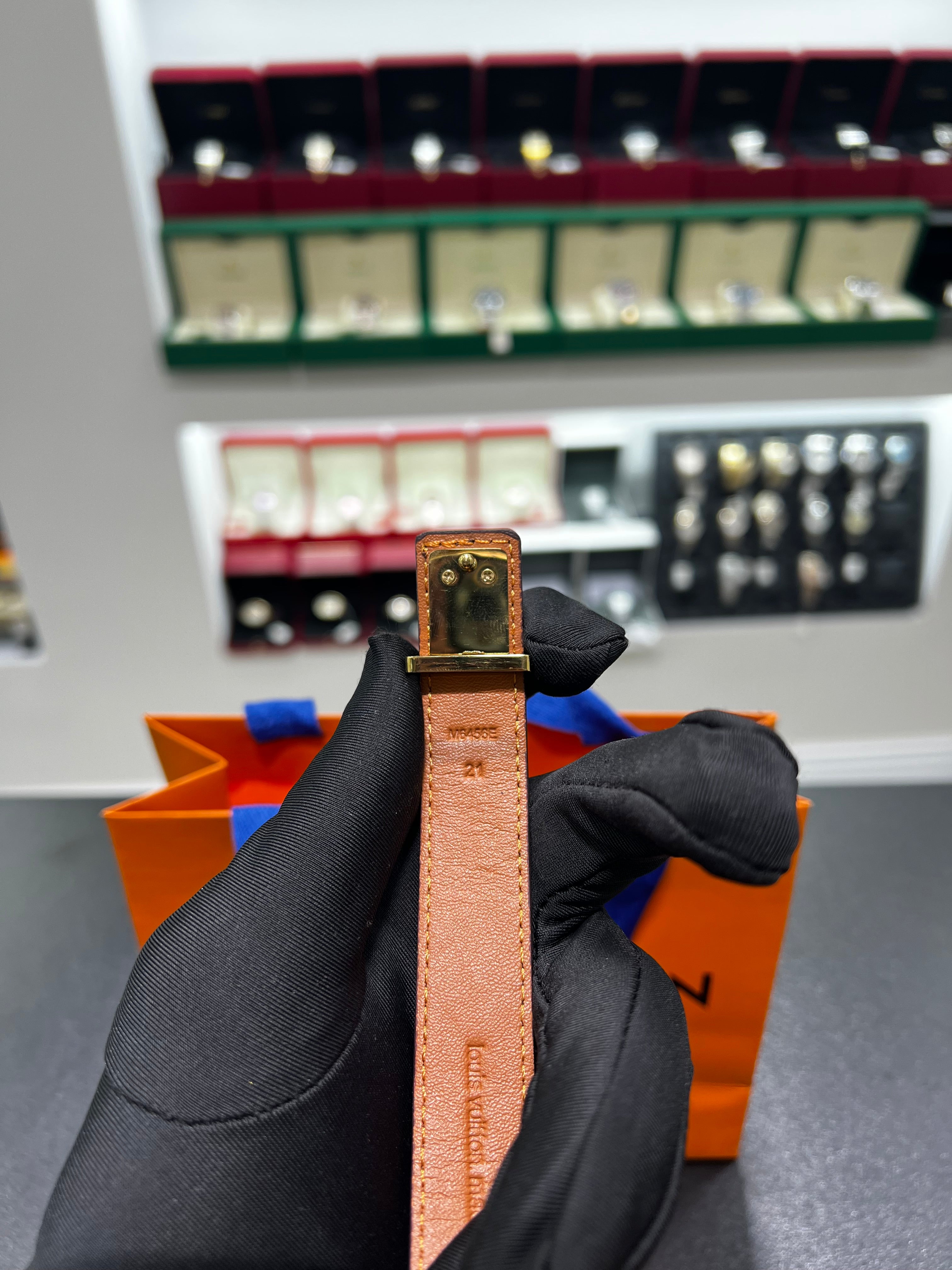 LV brown Wide bracelet