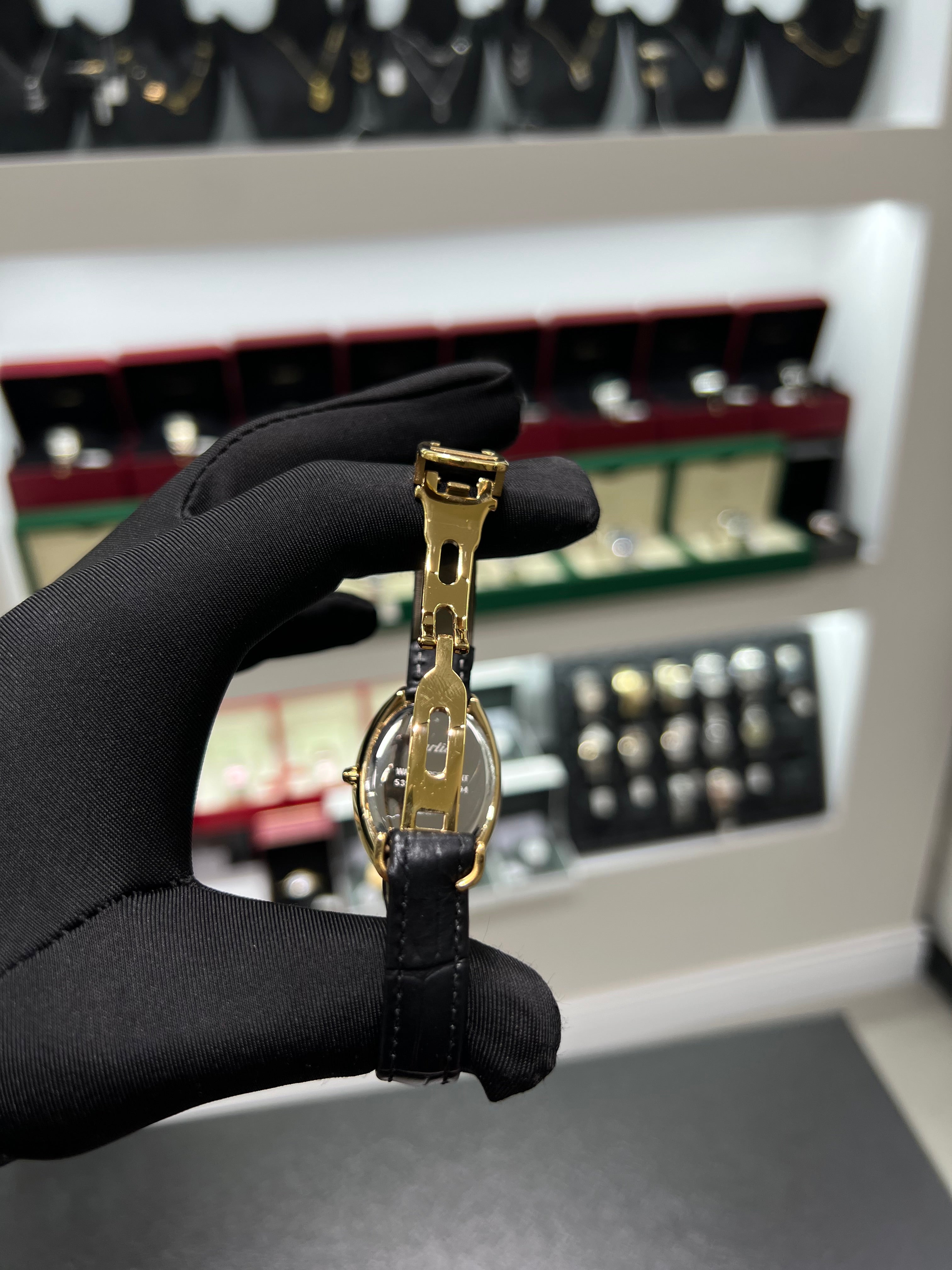 CARTIĖR BAIGNOIRĖ BLACK LEATHER