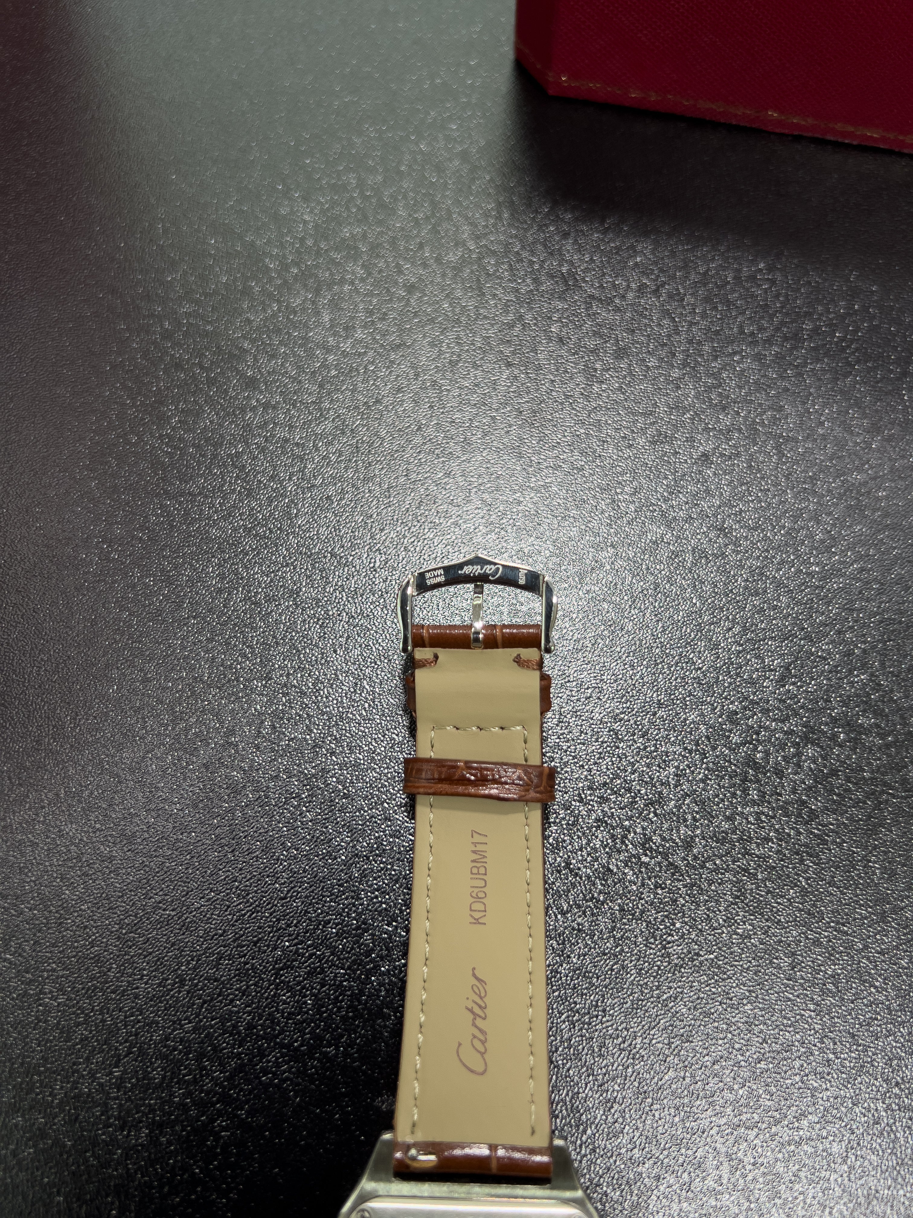 CARTIĖR SANTOS BROWN LEATHER