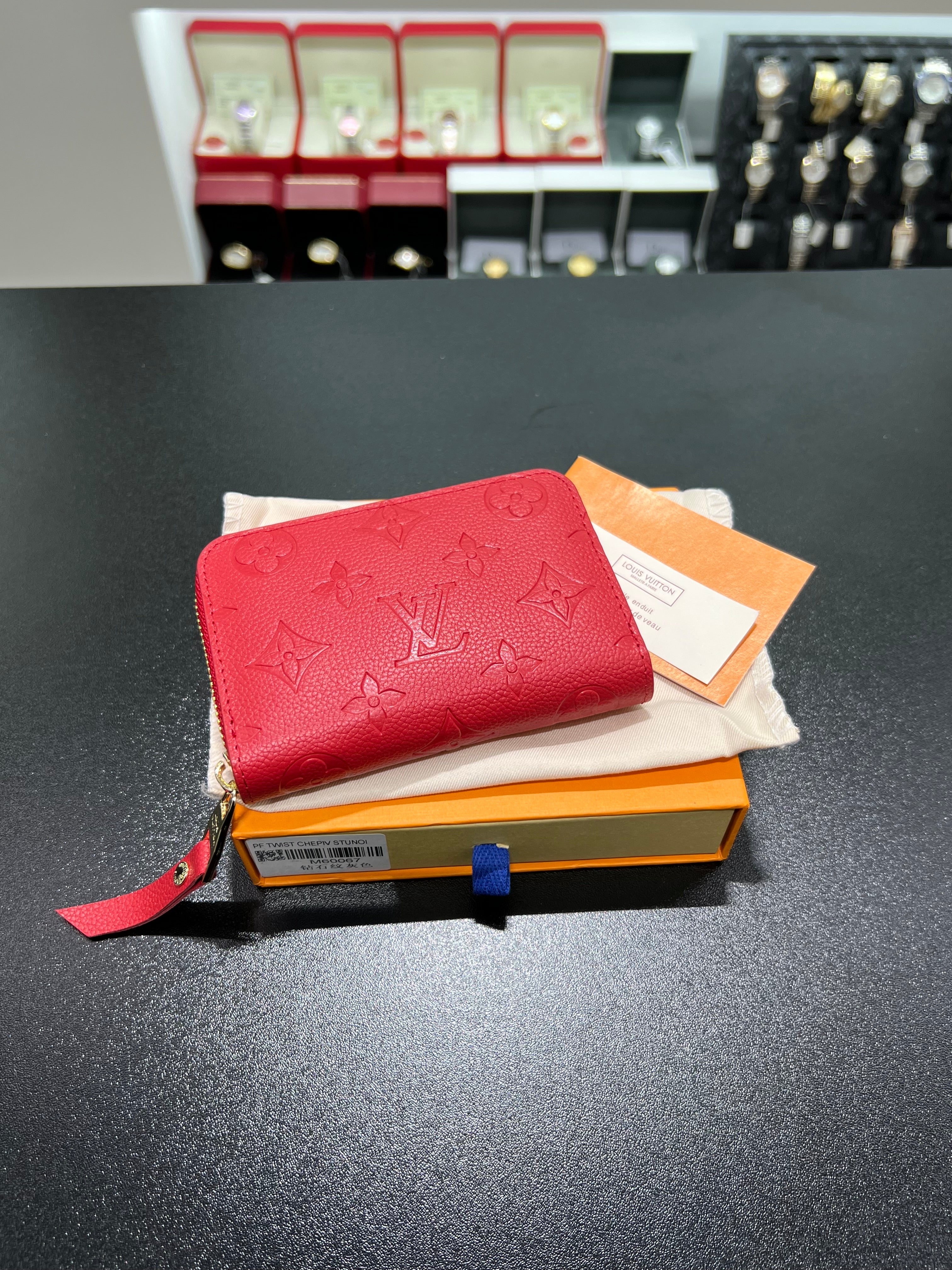 Monogram Empreinte red