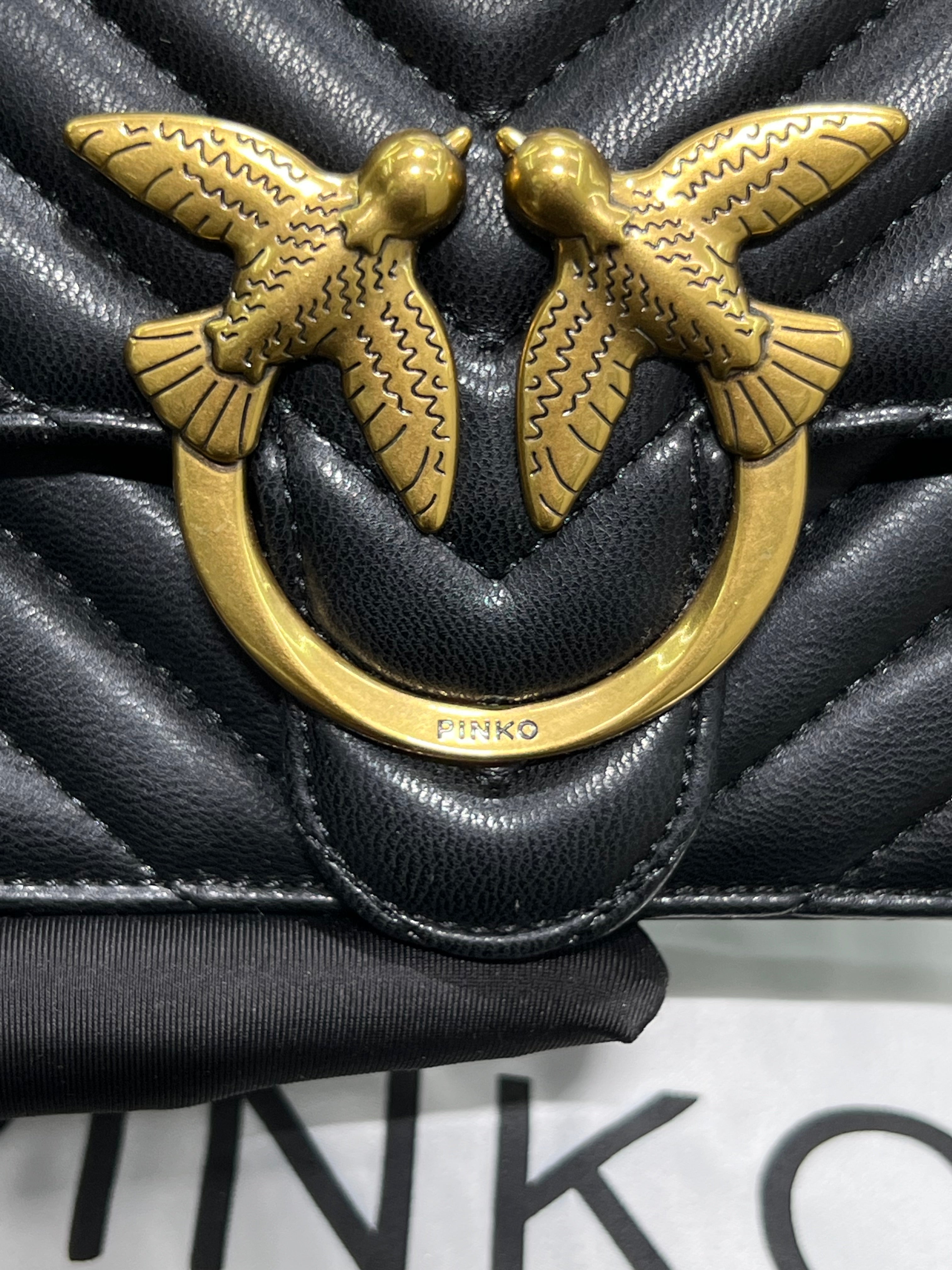 PINKŌ MINI LOVE BAG ONE CHEVRON