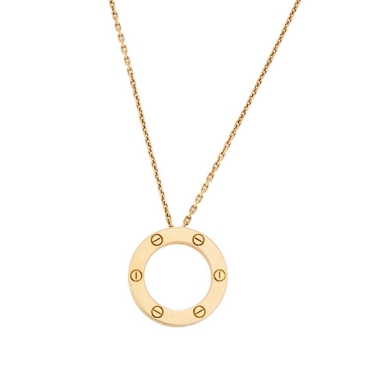 CARTIER LOVE PENDANT Necklace