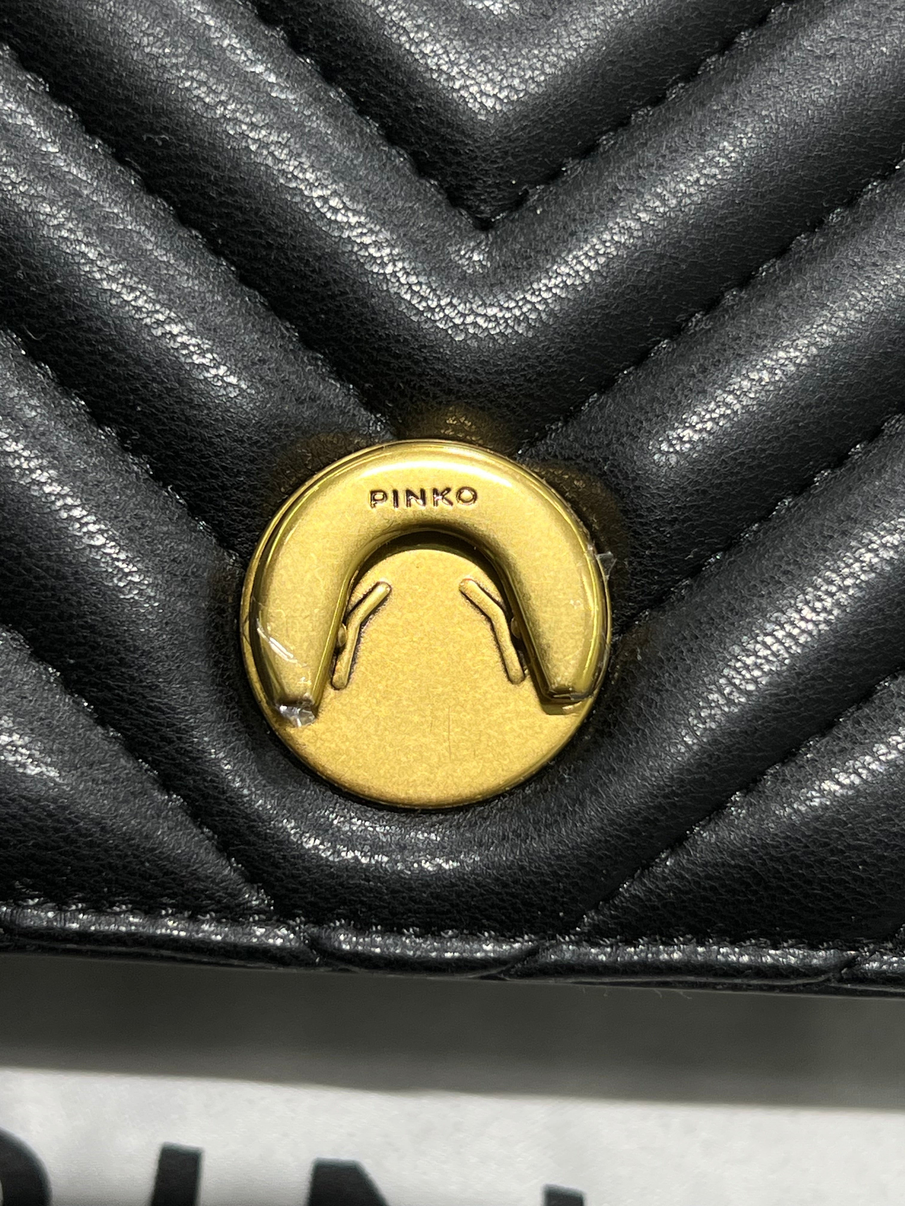 PINKŌ MINI LOVE BAG ONE CHEVRON