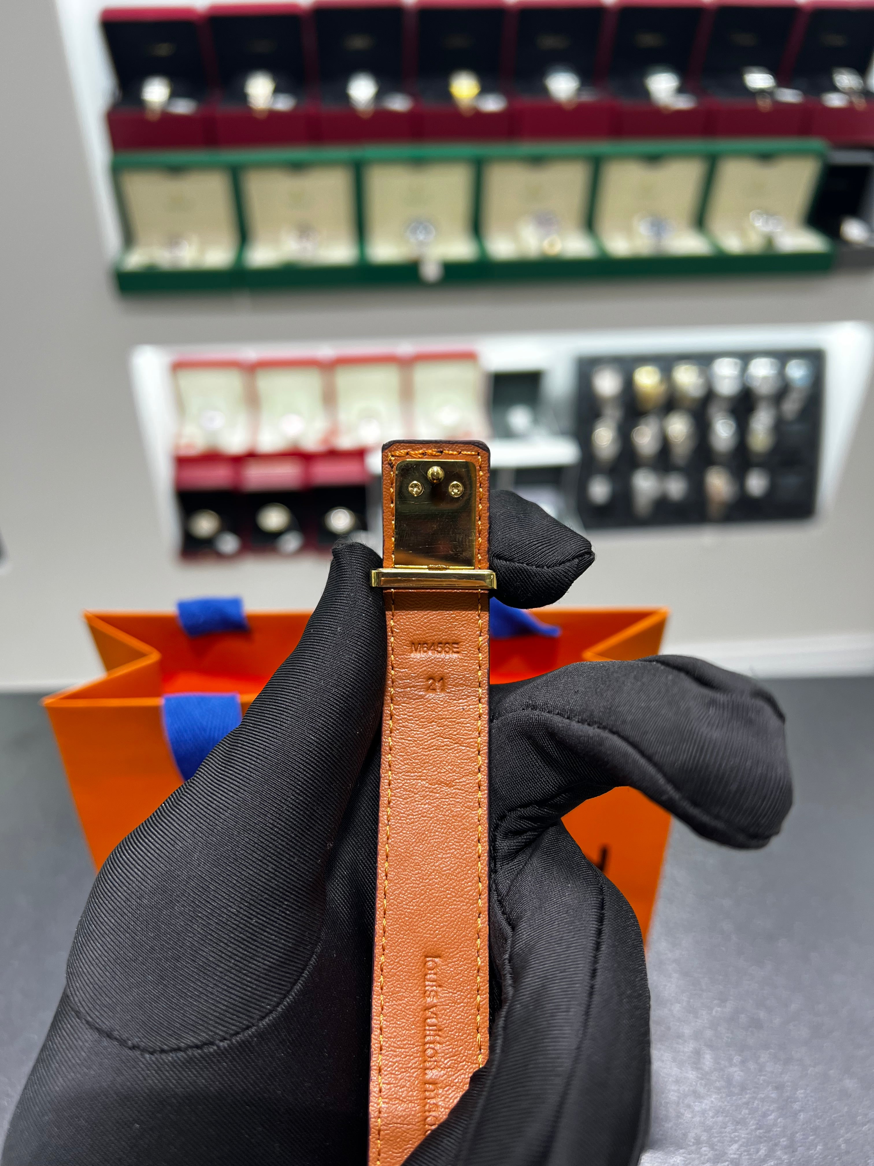 LV brown Wide bracelet