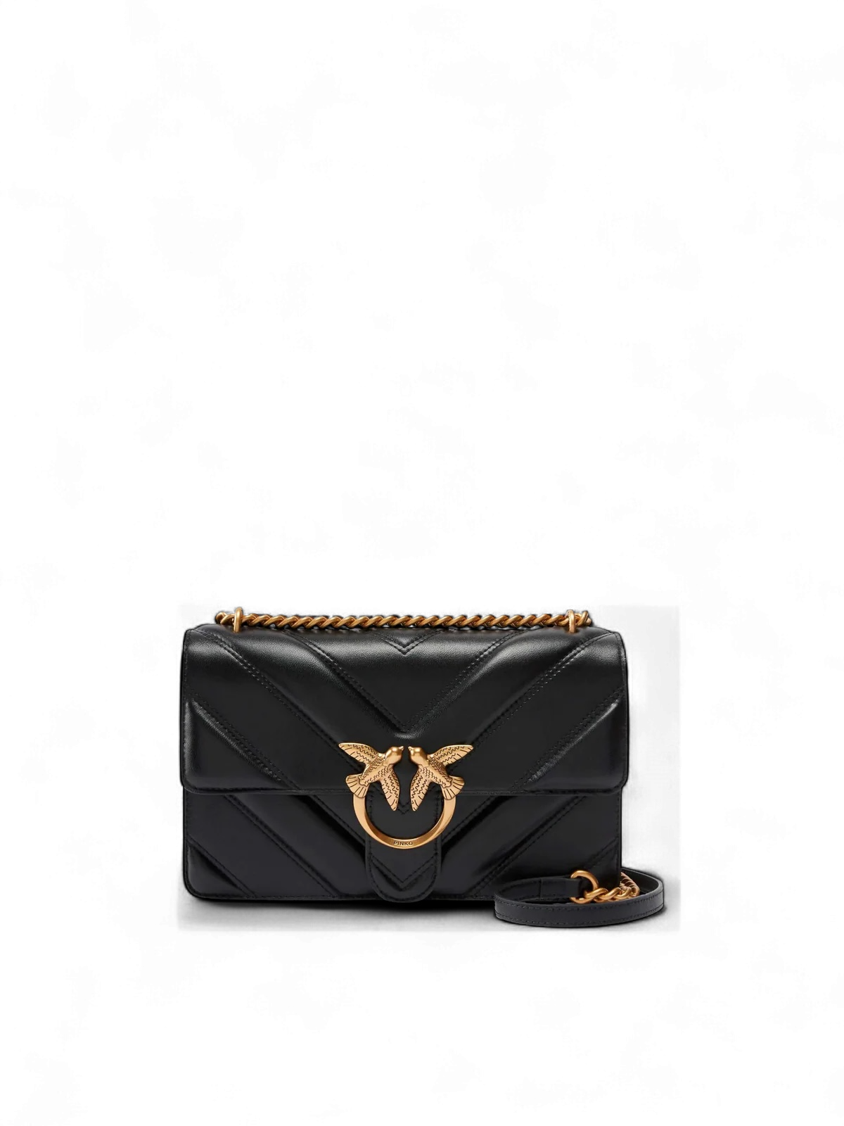 PINKŌ CLASSIC LOVE BAG ONE CHEVRON