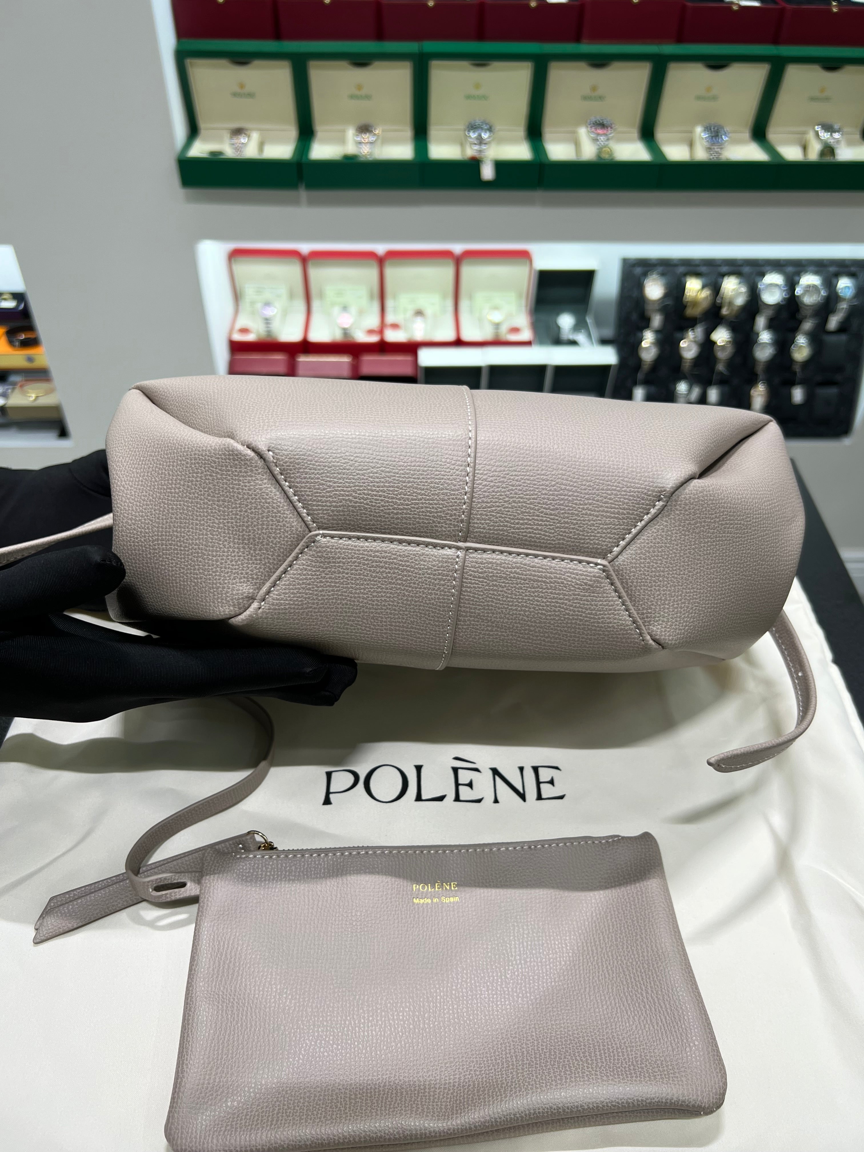 POLĒNĖ CYME LEATHER GRAY