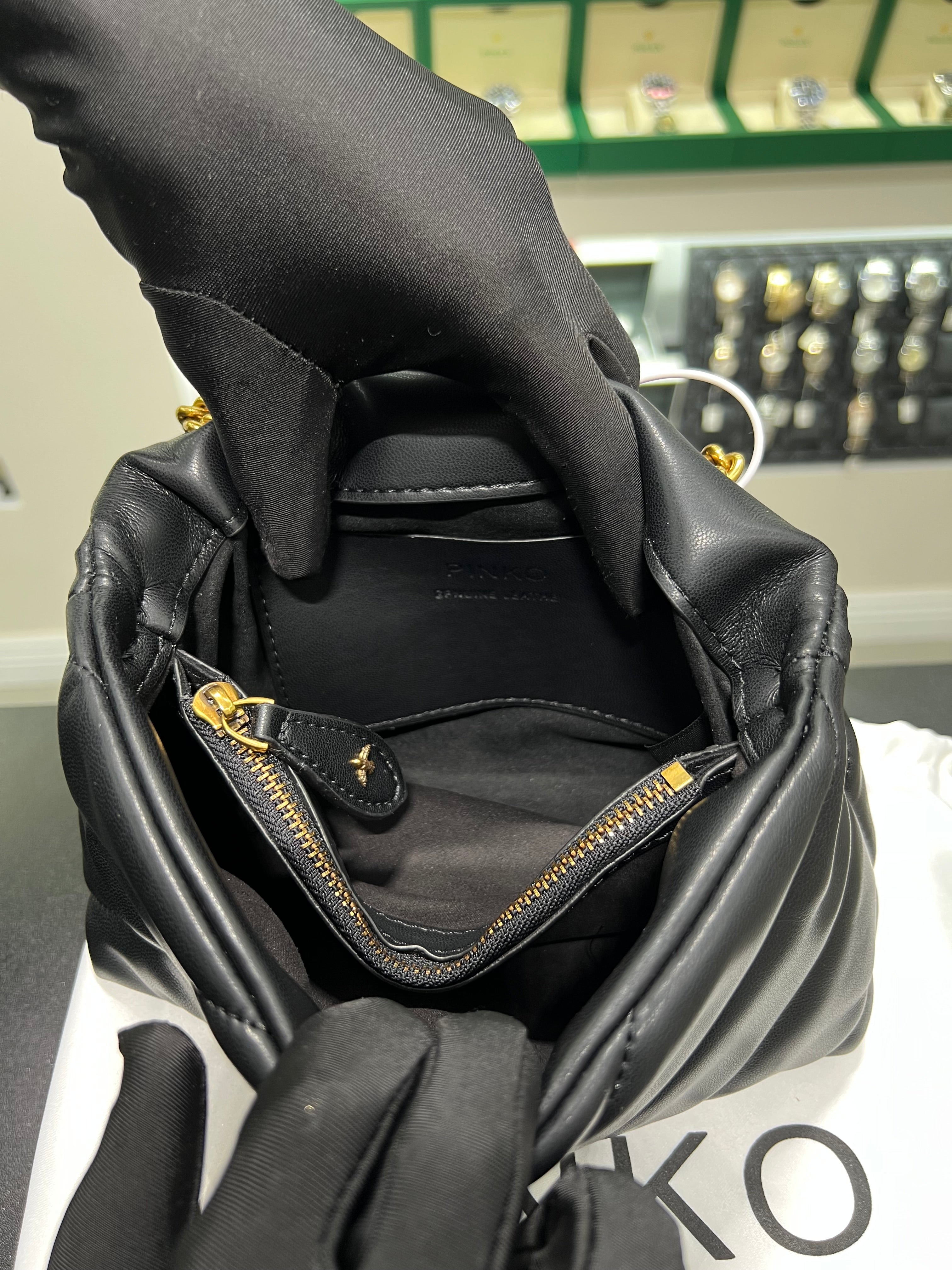 PINKŌ MINI LOVE BAG PUFF MAXI QUILT