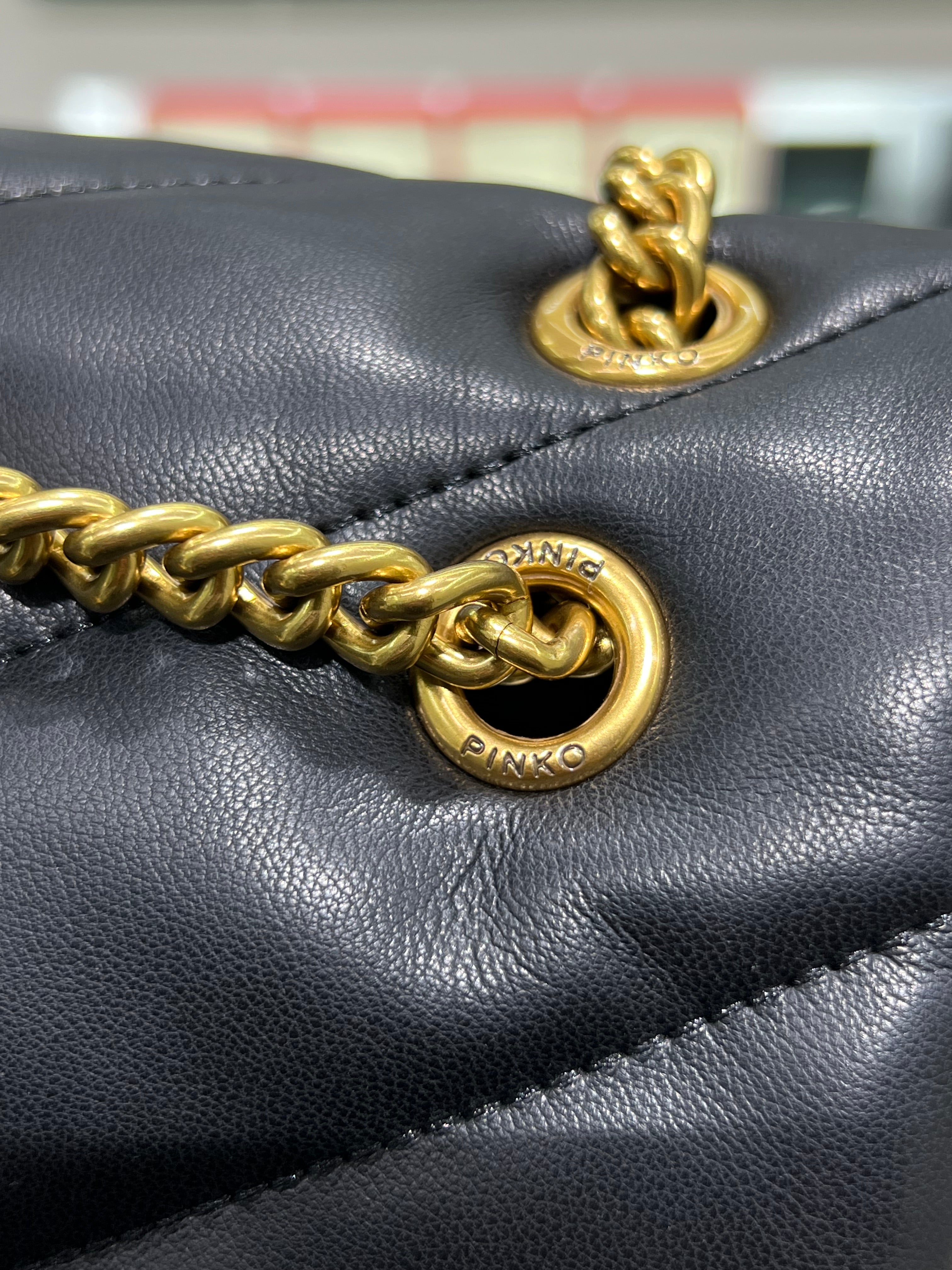 PINKŌ CLASSIC LOVE BAG PUFF MAXI QUILT