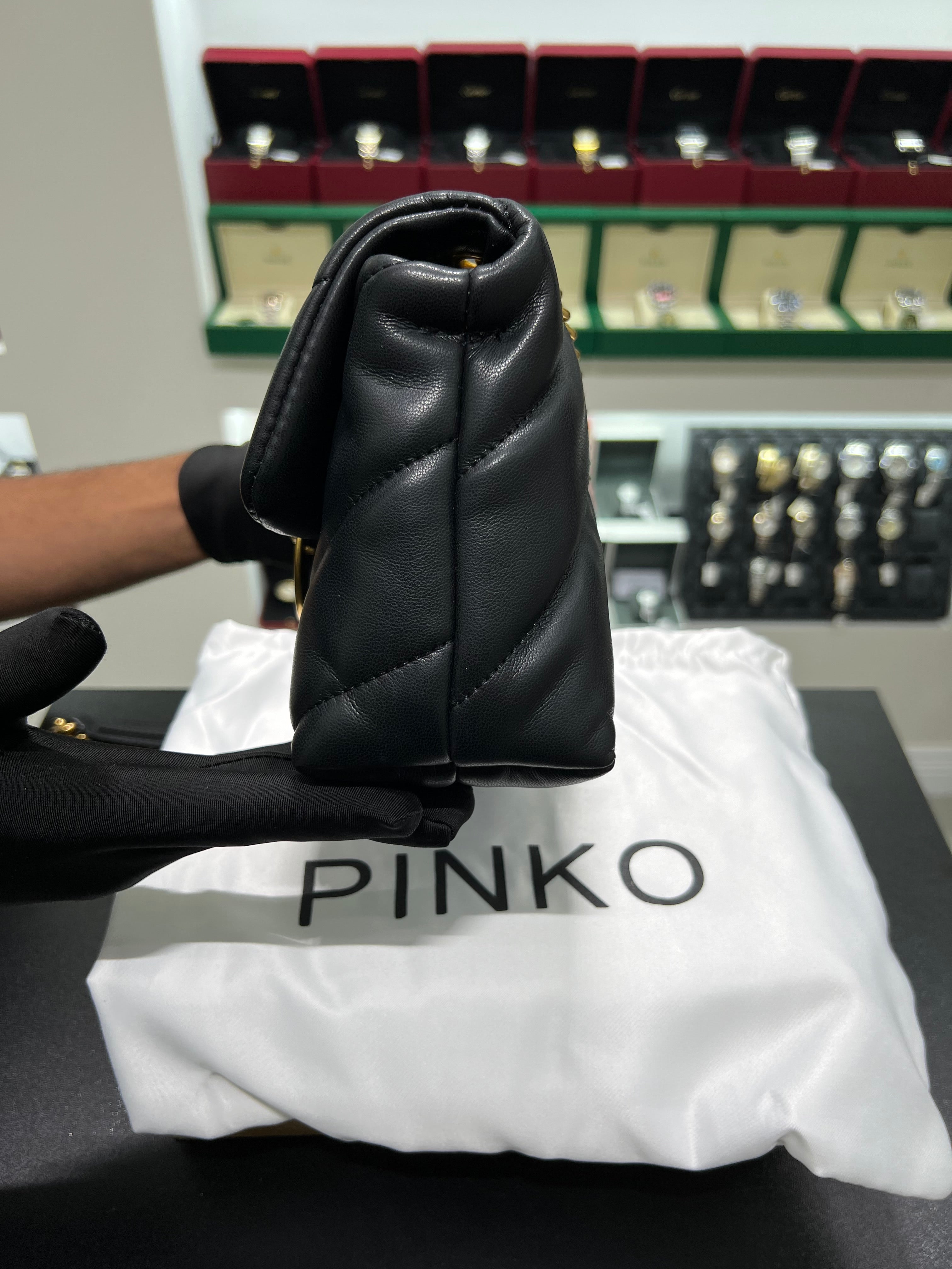 PINKŌ MINI LOVE BAG PUFF MAXI QUILT